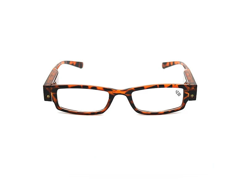 Reading Glasses  LED Presbyopic Glasses  Reading Newspaper Lighting Magnifying Glasses  Elderly Presbyopic Glasses +1.0 To +4.0