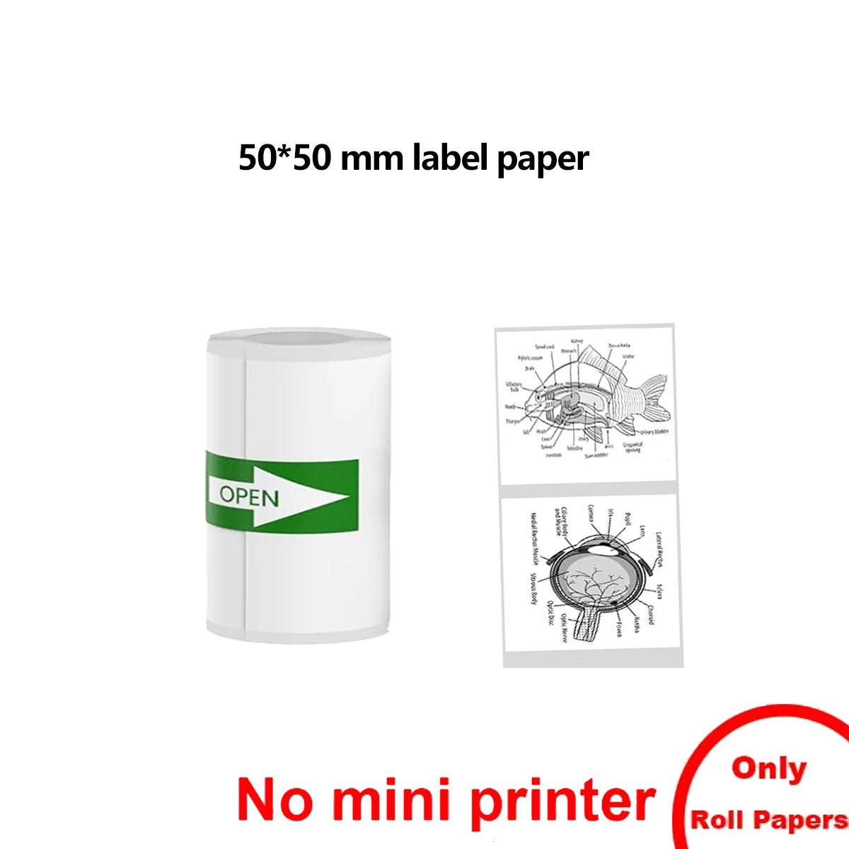 Mini portable thermal label printing machine - suitable for small businesses, offices, and homes, mobile wireless label barcode