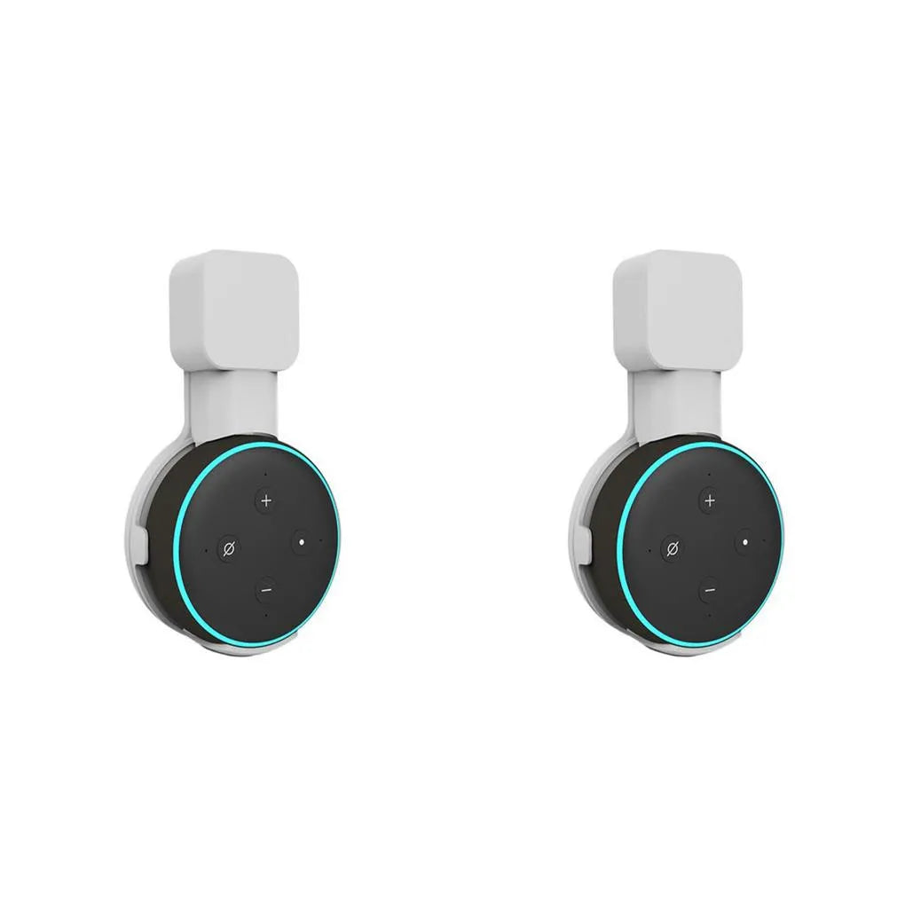 1/2PCS Outlet Wall Mount Stand Hanger for Amazon Alexa Echo Dot 3rd Gen Work For Amazon Echo Dot 3 Holder Case Plug In Bedroom