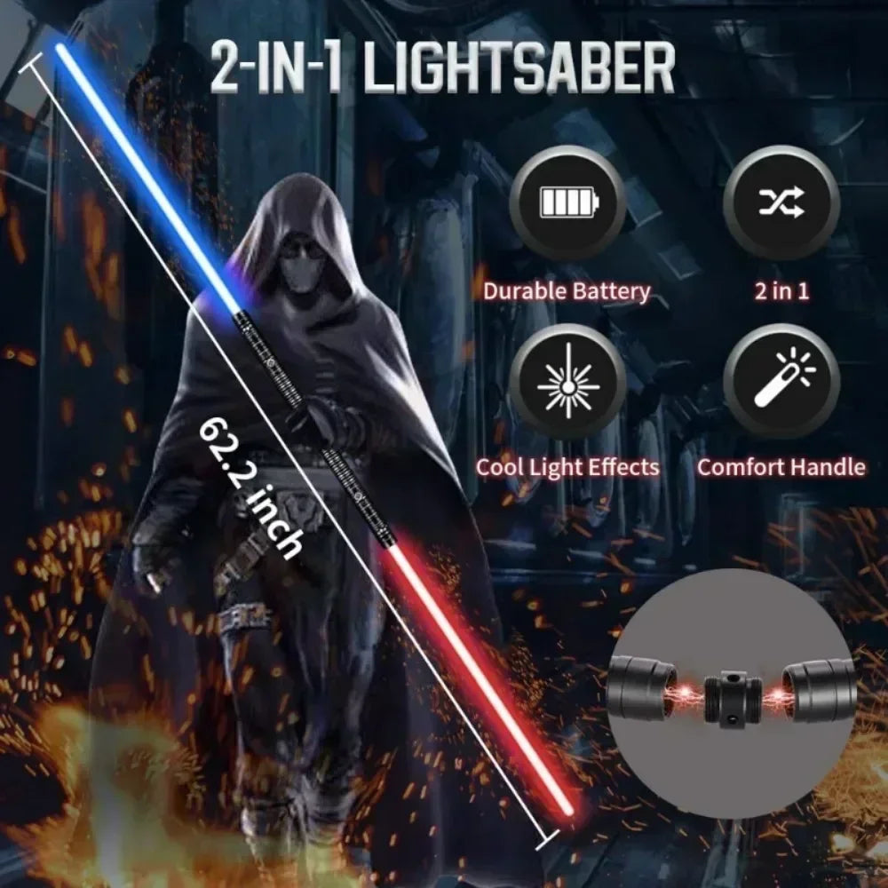 FF Lightsaber Laser Weapon Toys RGB Metal Light Saber Sword De Luz Kpop Lightstick Espada Rave Lightsaber Flashing Toy