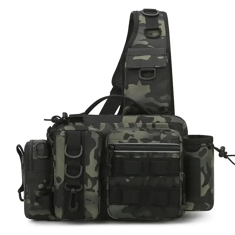 Lure Bag Waist Bag Single Shoulder Bag Crossbody Bag Fishing Rod Bag Bait Box Fishing Gear Bag New Large Capacity