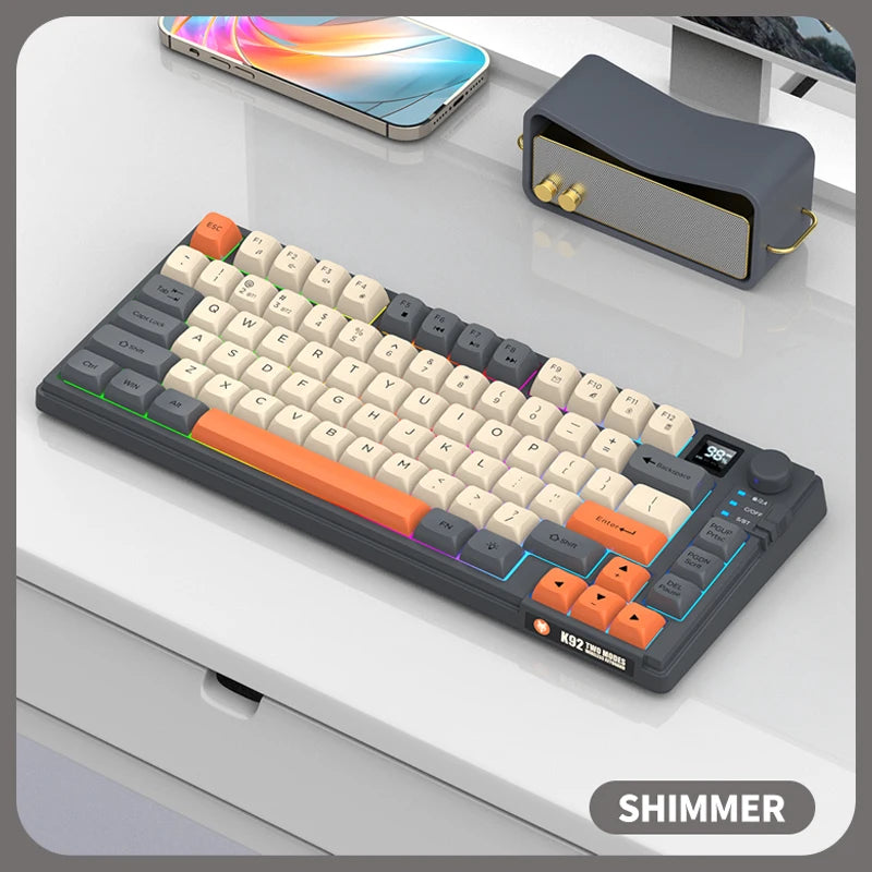 XUNFOX K920Wireless dual-mode Bluetooth keyboard and mouse set game office laptop universal keyboard and mouse