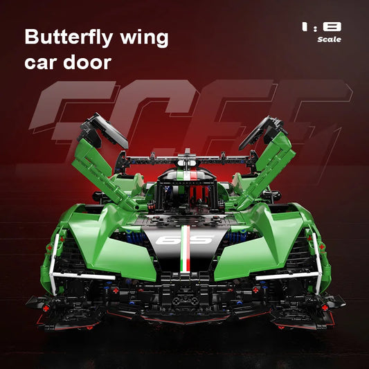 2980pcs MOC Technical Sports Car Building Blocks Model Racing Bricks Assembling Toys for Kids Adults Christmas Gift Set