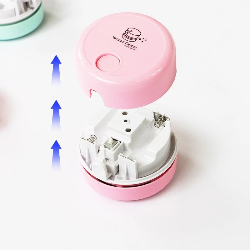 Silent Mini Portable Desktop Vacuum Cleaner – Ideal for Office & Study Desk Cleaning, Exquisite Gift for Home & Office