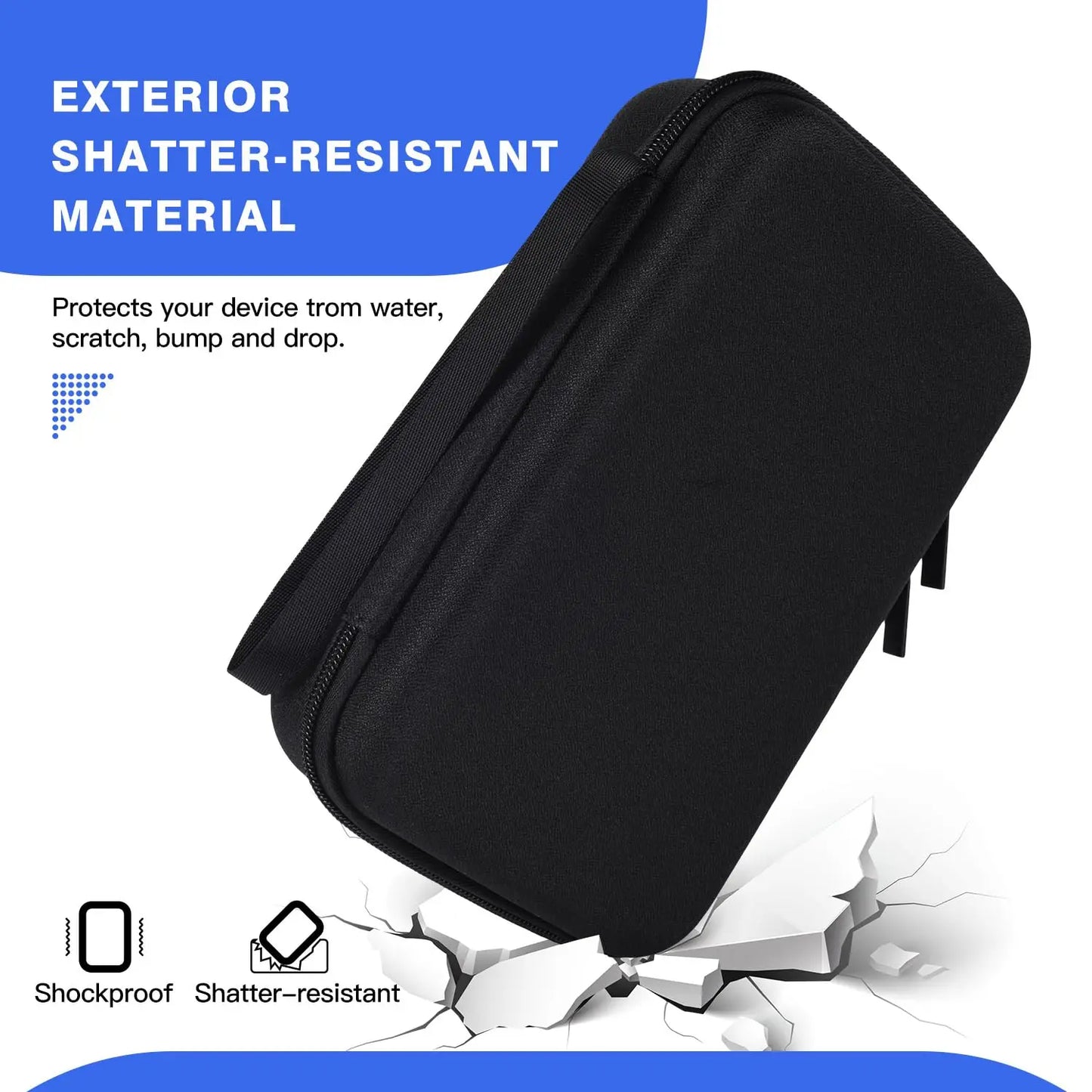Hard Travel Electronic Organizer Case for Power Bank Chargers Cables USB Flash Drive SD Card Electronics & Backpack Organizer
