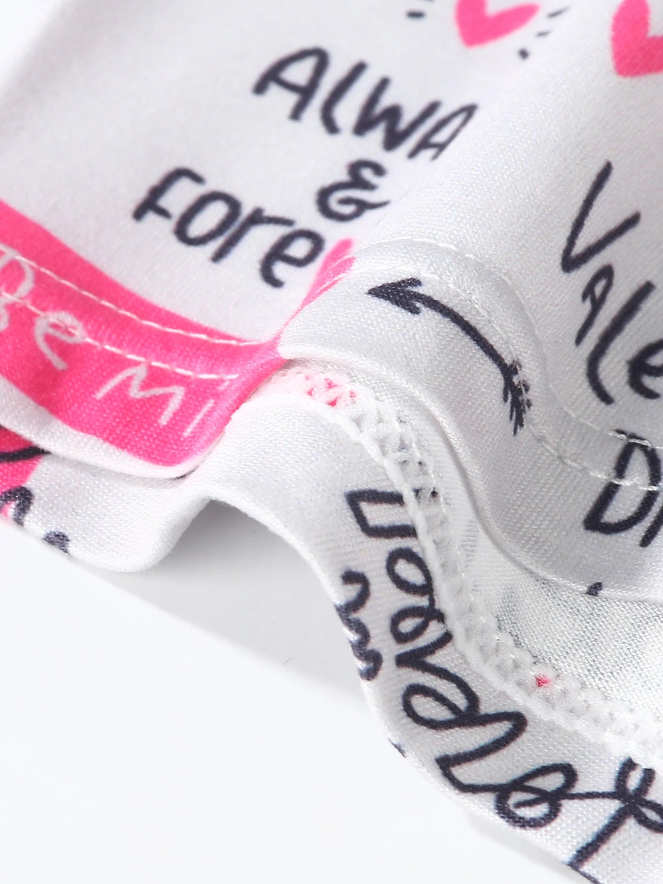 5-pack men's boxer briefs, Valentine's Day love trendy graffiti print men's boxer briefs