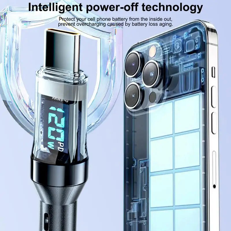 Fast Charging Cable Fast Charging Cable Data Cord Super Fast Charging USB C Cable High Speed Data Transfer Cord For Phones