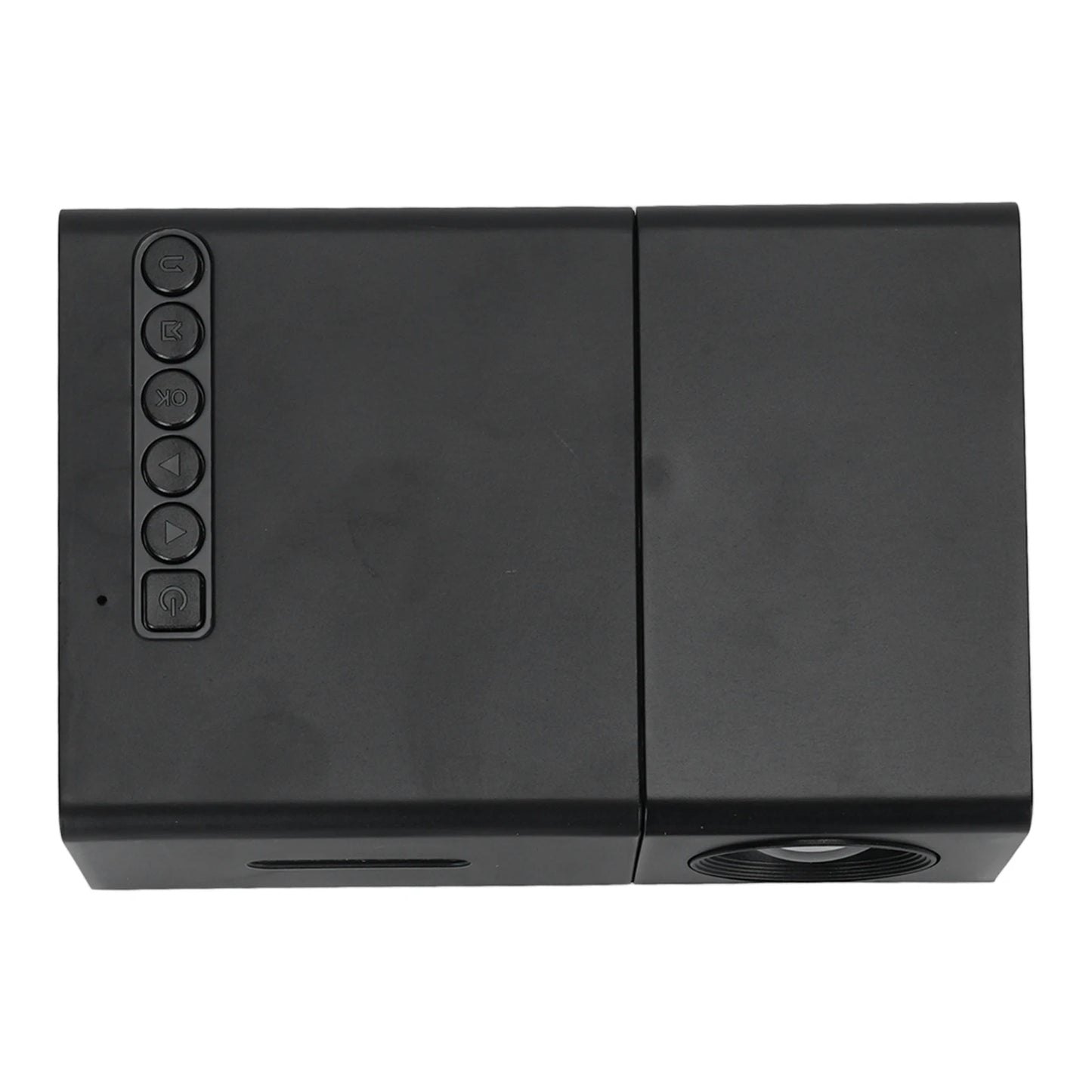 Portable Projector LED Movie Projector 6000lm Brightness HiFi Stereo Speaker HD USB 3.5mm Port for Home Gathering for Phone PC