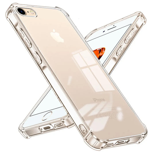Shockproof Airbag Clear Phone Case For iPhone SE 2020/SE2 2022/ iPhone 7 Plus /8 Plus Case Soft Silicone Protect Back Cover