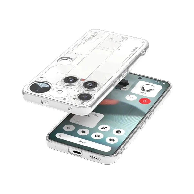 Phone Cases For Nothing Phone 3 5G 2A Plus + 3A Pro 3APro CMF 1 2 Drop Soft Protection Clear Soft TPU Back Cover Carcase Coques