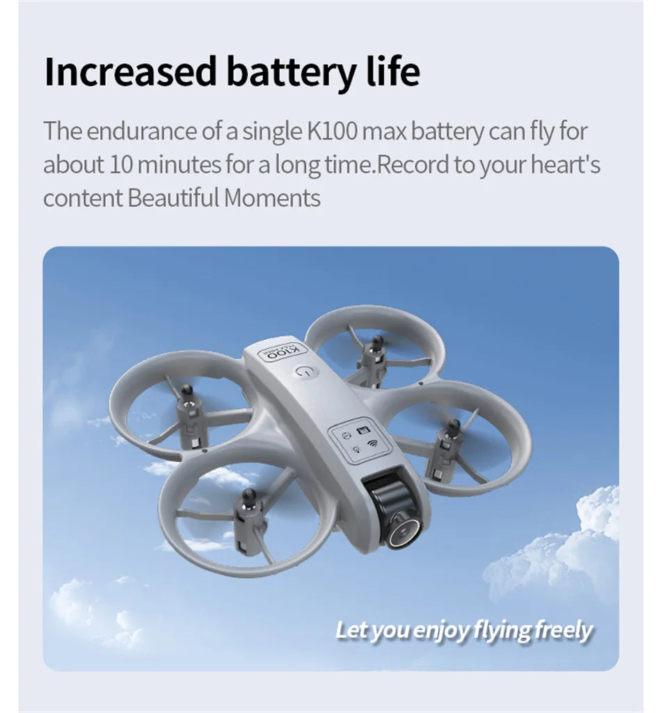 2026 New K100 MINI Drone 8K GPS Professional HD Aerial Photography Remote Control Aircraft HD Dual Camera Quadcopter child Gift