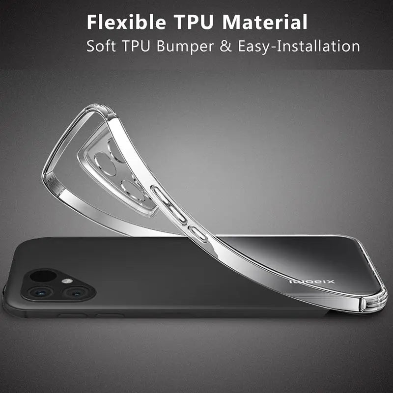TPU Transparent Phone Case for Fairphone 6 5 Fairphone5 Protective Cover Four Corners Shockproof Fundas Capa