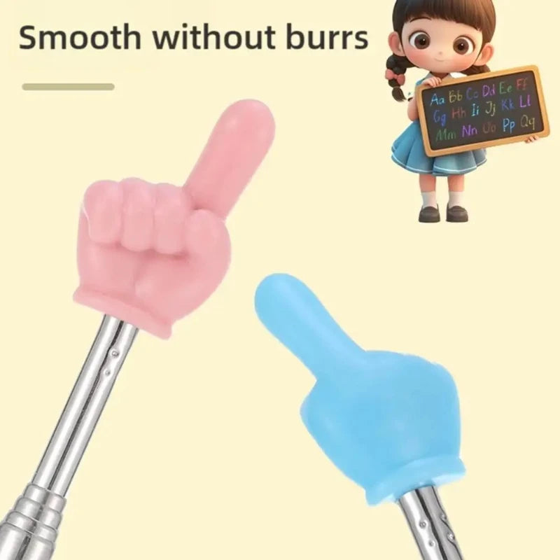 Telescopic Finger Reading Stick, Finger Telescopic Point Reading Stick Point Reading Teaching Aid Baton Teacher's Teaching Stick