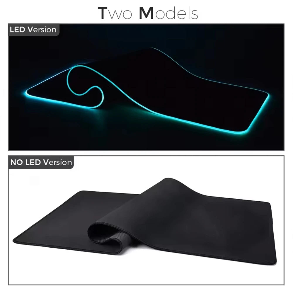 Star Citizen Mouse Pad RGB Gaming Mouse Pad XXL, Extended Surface, Non-Slip, Smooth, LED Lights, Perfect Desk Mat