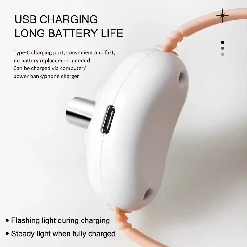 Smart Laser Cat Toy Collar Hands-Free Pet Self-Entertainment Interactive Collar Adjustable Strap USB Rechargeable 2 Colors