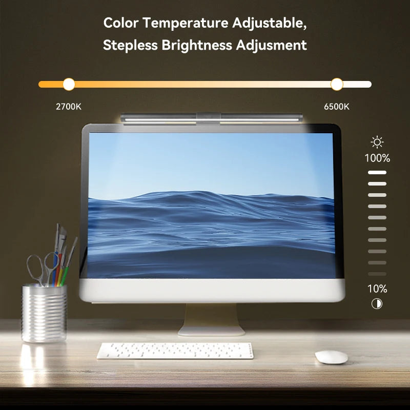 RGB Backlight LED Lightbar Computer Laptop Esport Level Lighting Room Decoration Desk Screen Light Bar Monitor Led Light Fixture