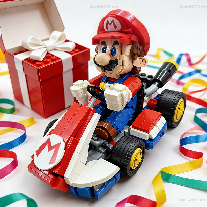 New Kart Car Building Blocks Kit Educational DIY Toys Racing Car Assembly Bricks for Kids Aldult Gift Creative Play Set 1972 PCS