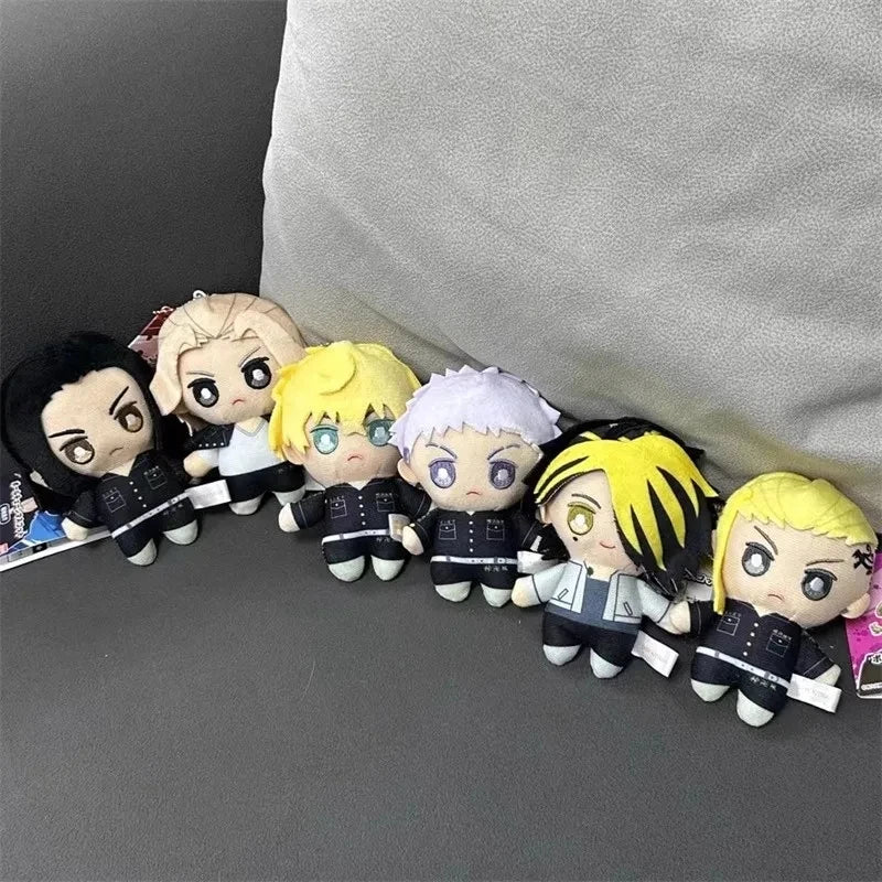10cm Anime Tokyo Revengers Plush Doll Toy Manjiro Sano Baji Keisuke Matsuno Chifuyu Draken Baji Keisuke Stuffed Toy Pendant Gift