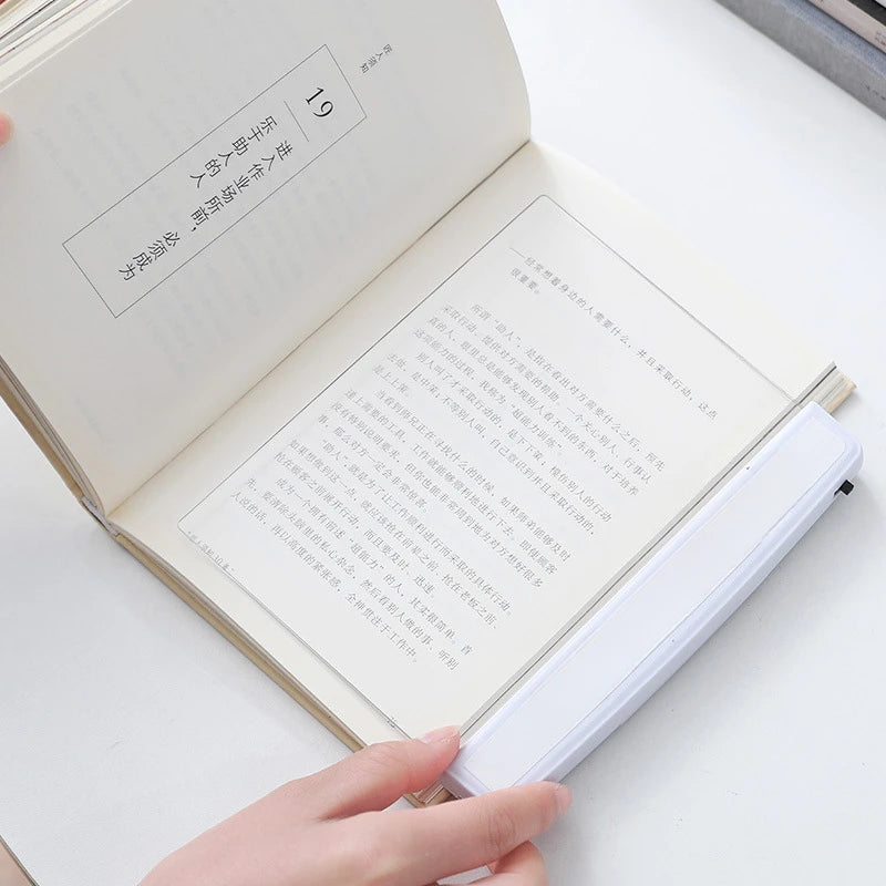 Book Lovers Reading Lamp Light LED Panel Night Wireless People Thinking Mind Creative Flat Plate Panel Eye protection with text