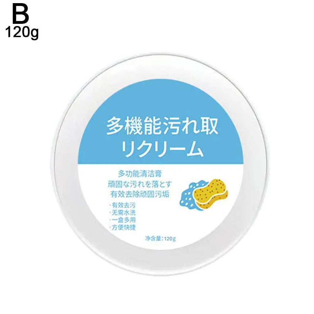 White Shoes Cleaning Cream Stains Remover Shoes Whitening All-Purpose Cleansing Cream With Wipe Sponge For Shoes Sneakers