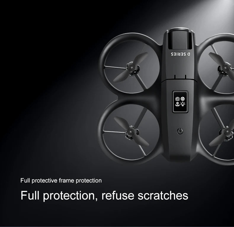 New D16 Mini Drone 8K HD Dual Camera Profesional 180° Electric Adjustable GPS Positioning Obstacle avoidance Bushless UA