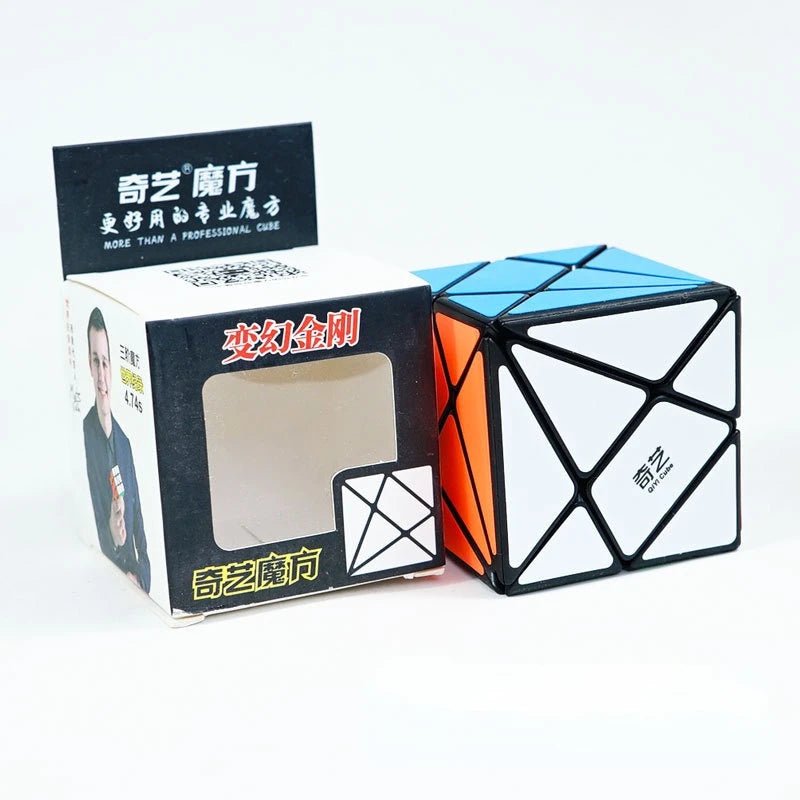 Qiyi 3x3x3 4x4x4 5x5x5 Professional Magic Cube Black Sticker Speed Cube Puzzle Learnning Cubo Magico Toys for Children Kid Gifts
