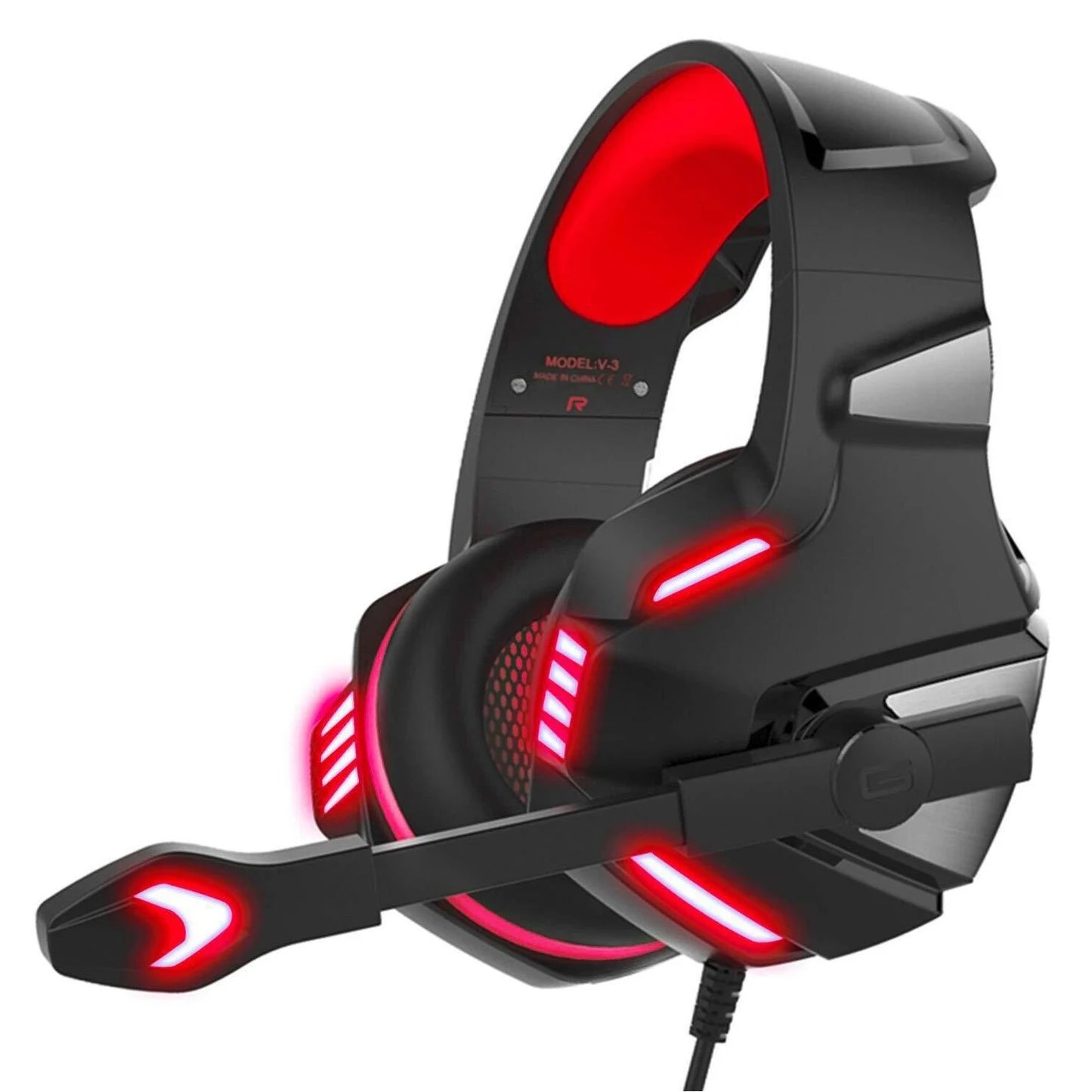 Gaming Headset with Mic Dynamic RGB/In-line control For PC PS4 PS5 Gaming Headphones 3.5mm USB Headphones for Laptop Computer