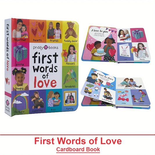 First Words of Love Picture Book for Kids Learn Sharing Empathy & Kindness Nurturing Social-Emotional Skills Educational Books