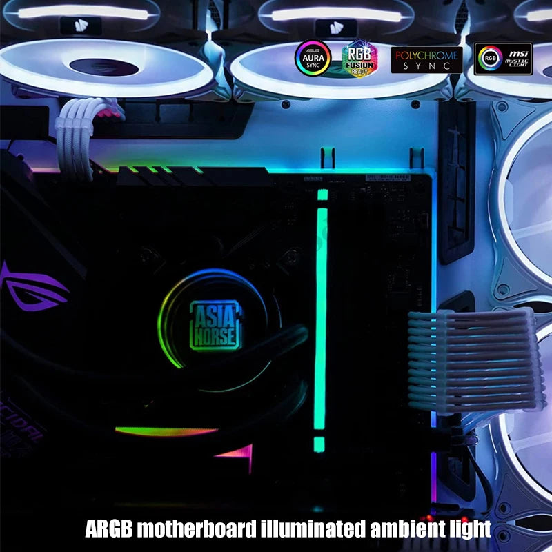 RGB Backplane Panel For Computer Motherboard Lighting, MB IO Decoration Luminous Atmosphere, 5V ARGB AURA, ATX / MATX