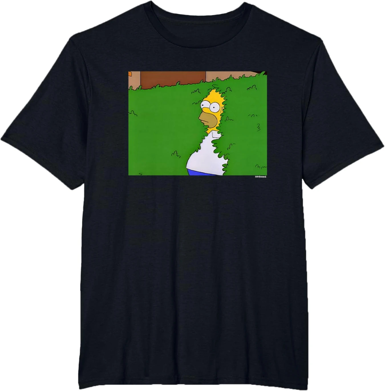 The Simpsons Homer Hedge Meme T-Shirt Small S-4XL  Tee Santa Tee Funny Graphic Tee Retro Summer Man Woman