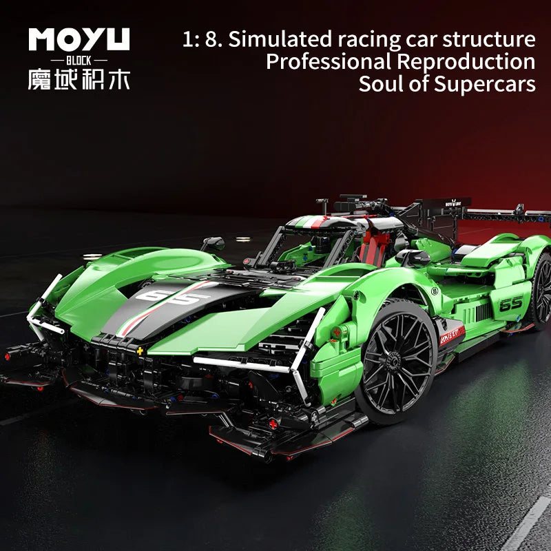 2980pcs MOC Technical Sports Car Building Blocks Model Racing Bricks Assembling Toys for Kids Adults Christmas Gift Set