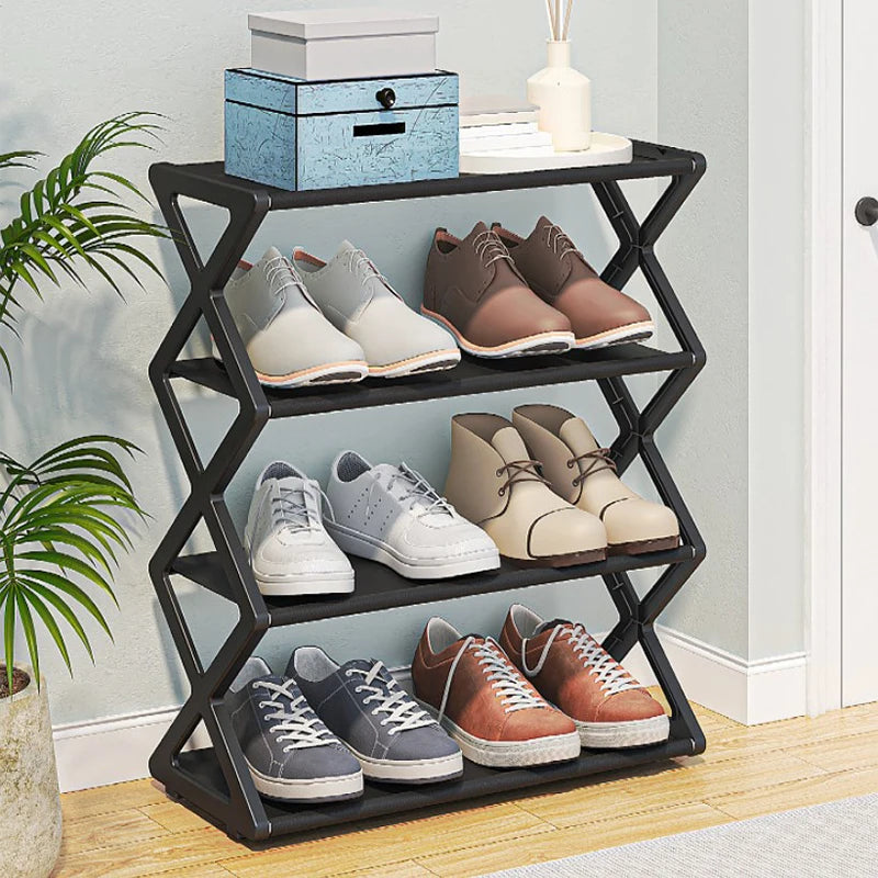 Shoe Organizer Shelf Multi-layer Plastic Foldable And Detachable Shoe Rack Saves Family Space Shoe Rack For Home Organization
