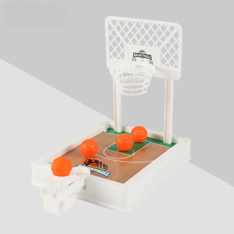 1 PC Basketball Game Mini Desktop Tabletop Portable Travel Or Office Game Set for Indoor Or Outdoor Fun Sports Board Game