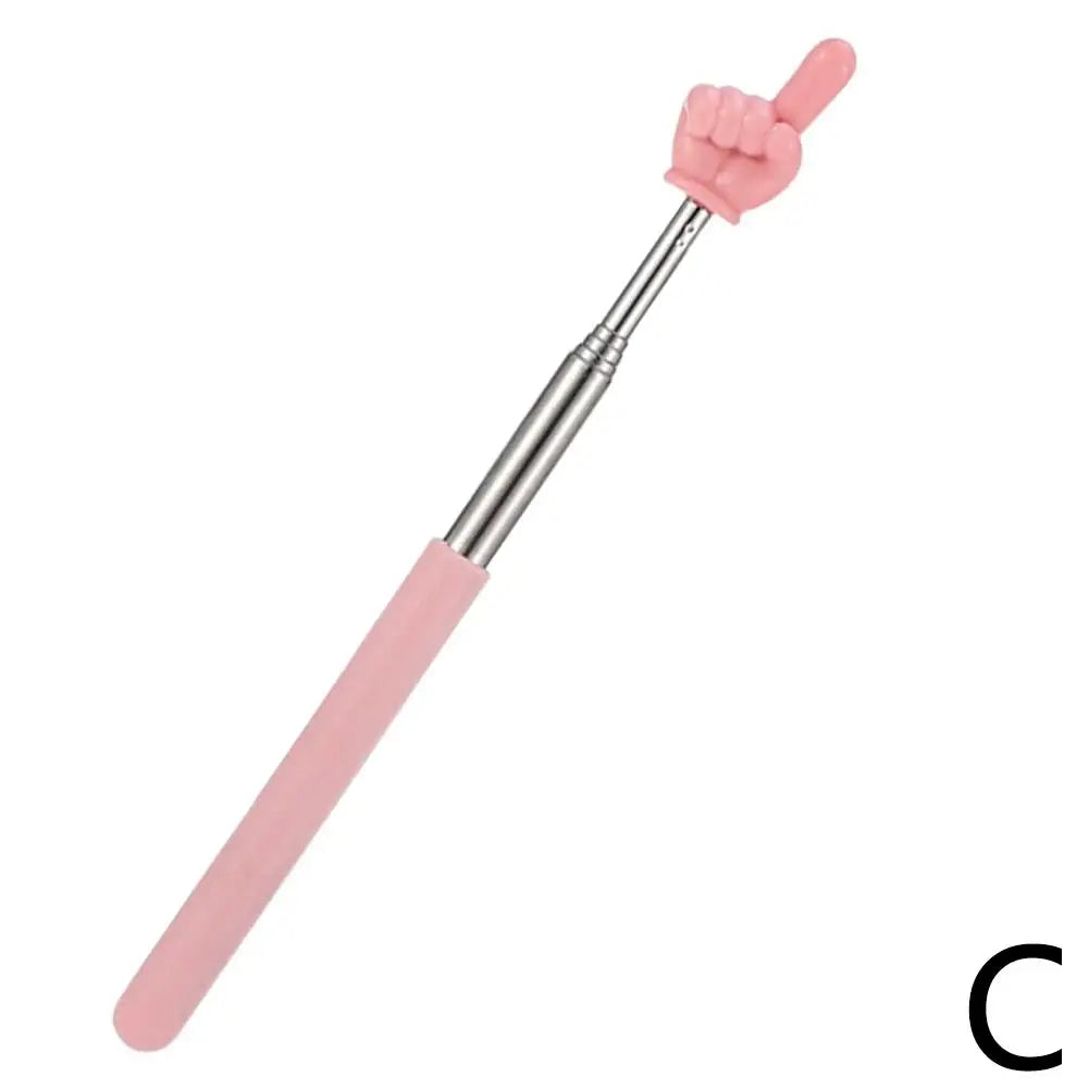 Telescopic Finger Reading Stick, Finger Telescopic Point Reading Stick Point Reading Teaching Aid Baton Teacher's Teaching Stick