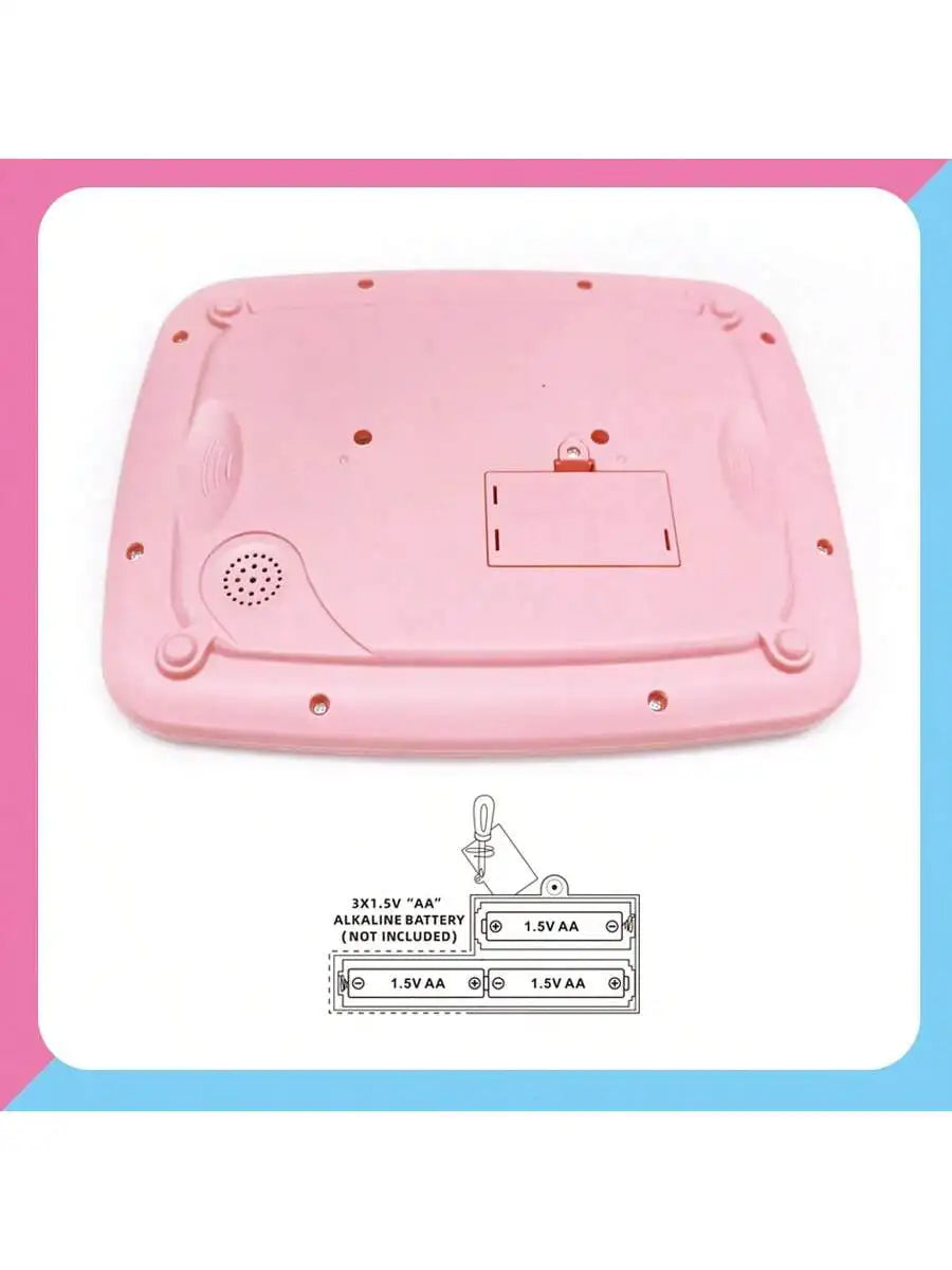 Kids Tablet Toddler Learning Pad with Teach Alphabet Numbers Word Music Math，Early Development Interactive Toy for Boys & Girls