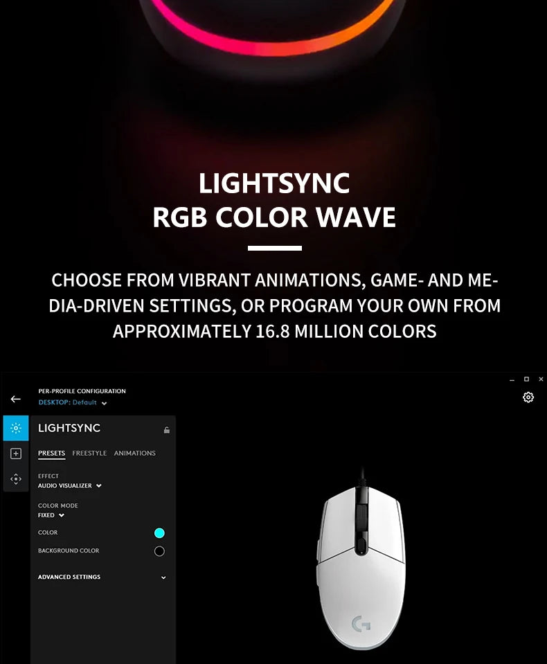 Elevate Your Gaming Aesthetic with Logitech G102 RGB