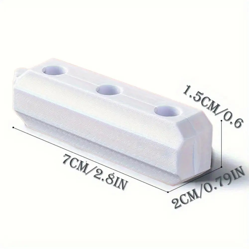 3 Holes Magnetic Cable Organizer Holder Cable Smooth Adjustable Cord Holder Under Desk Cable Management Wire Keeper Cable Clip