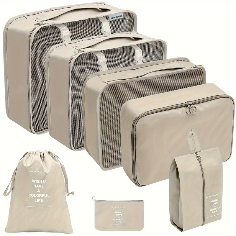 Travel Organizer Storage Bags Clothes Digital Toiletries Shoes Organizer Bag Wardrobe Cube Suitcase Packing Set Clothing Storage