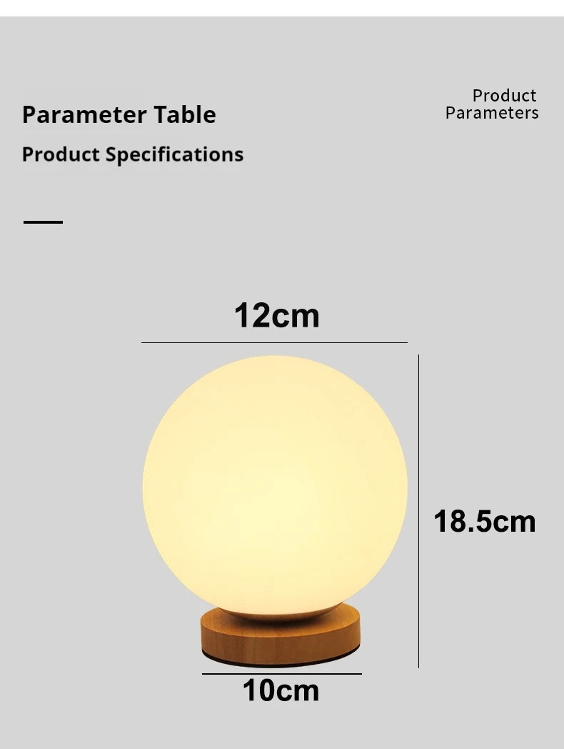 RGB Color Changing LED Night Light USB Rechargeable LED Table Lamp Bedside Lamp for Home Office Bedroom Living Room Light