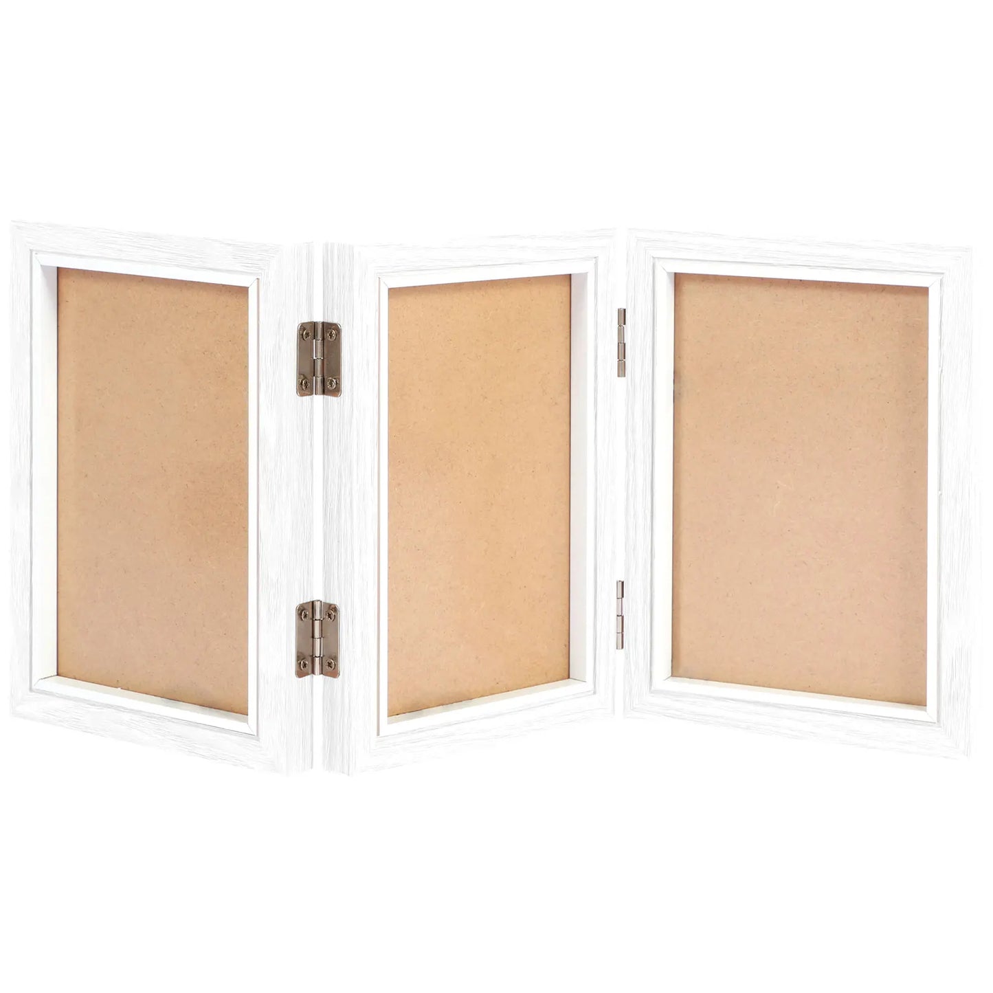 Wooden Photo Frame Foldable Hinged Picture Frame Table Ornament Souvenir for Bedside Bookshelf Office Picture Album Storage Box