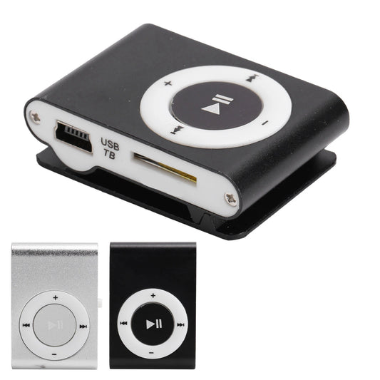 Portable Digital Music Media Player MiniMP3 BackClip Player with Earphone and USB Cable Mini Music Player Portable Music Player