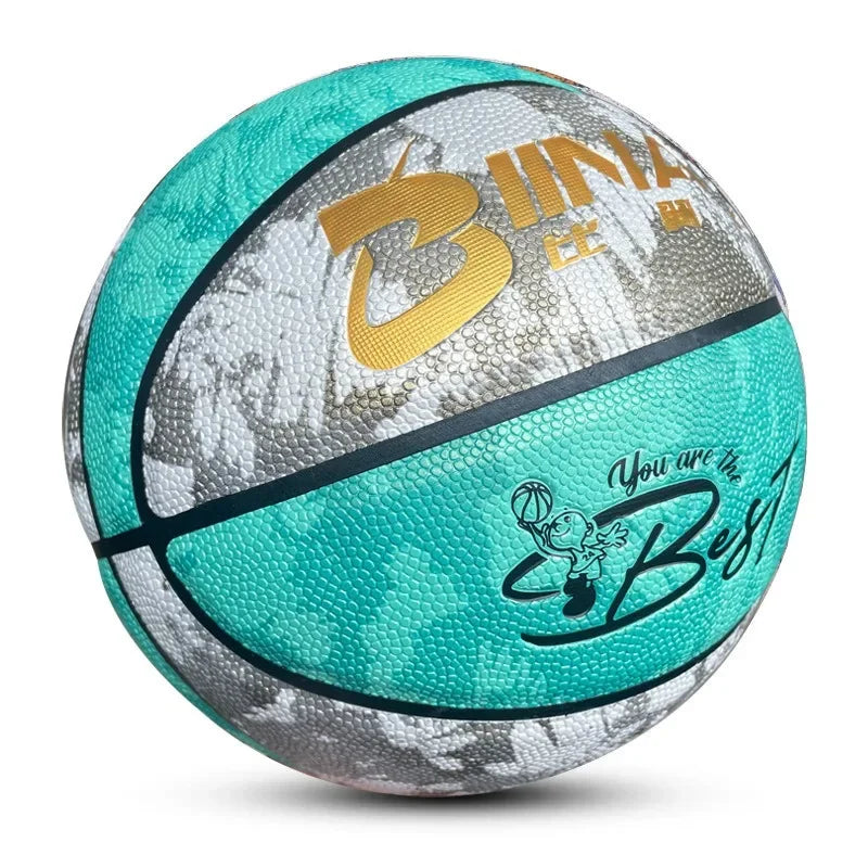 Size 5 Basketball Wear-Resistant PU Material Children Youth Match Training Basketalls Outdoor Indoor Beginner Training Balls