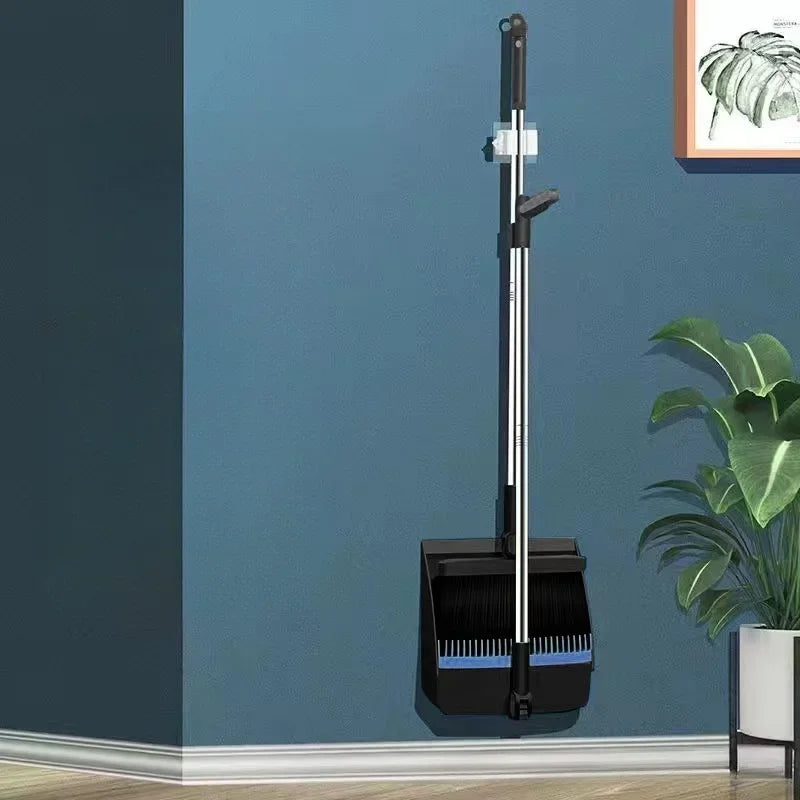 Broom Set Household  Broom Dustpan Set Brush Head Sweeping Folding Garbage Shovel Broom