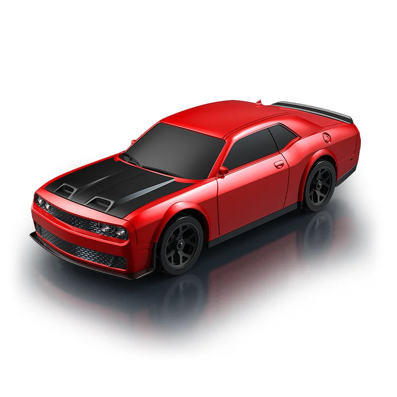 1/43 HB-RP43 RC Drift Car with DIY White Body Shell & Extra Tires 2.4G 4WD ESP Gyro Stabilization Full Proportional Control Car