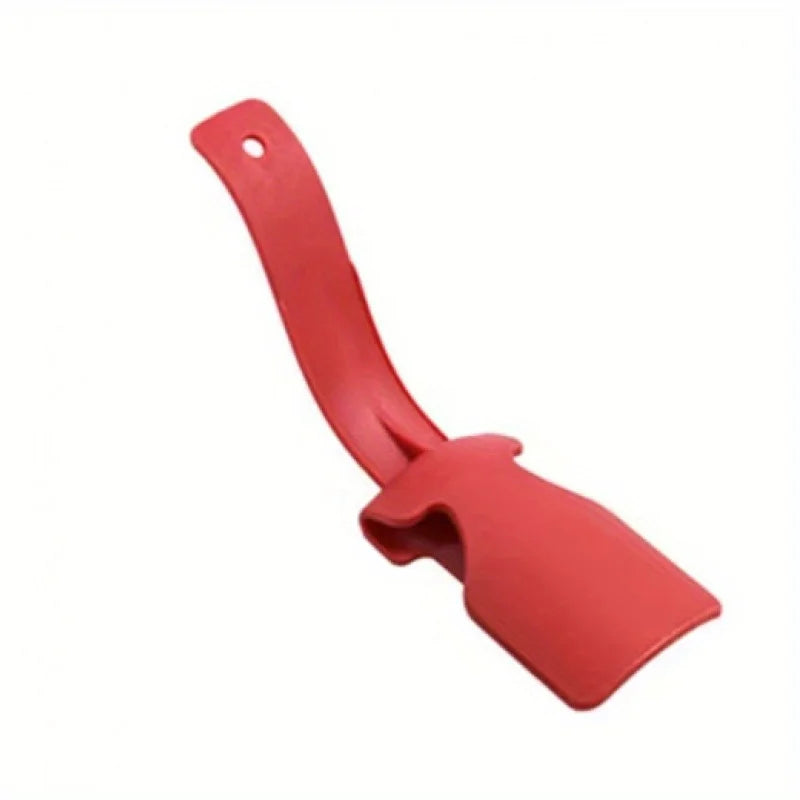 2pcs Shoe aid Lazy Shoes Helper, Shoe Horn Shoe, Lifting Helper  Plastic Shoehorn Fits All Shoes