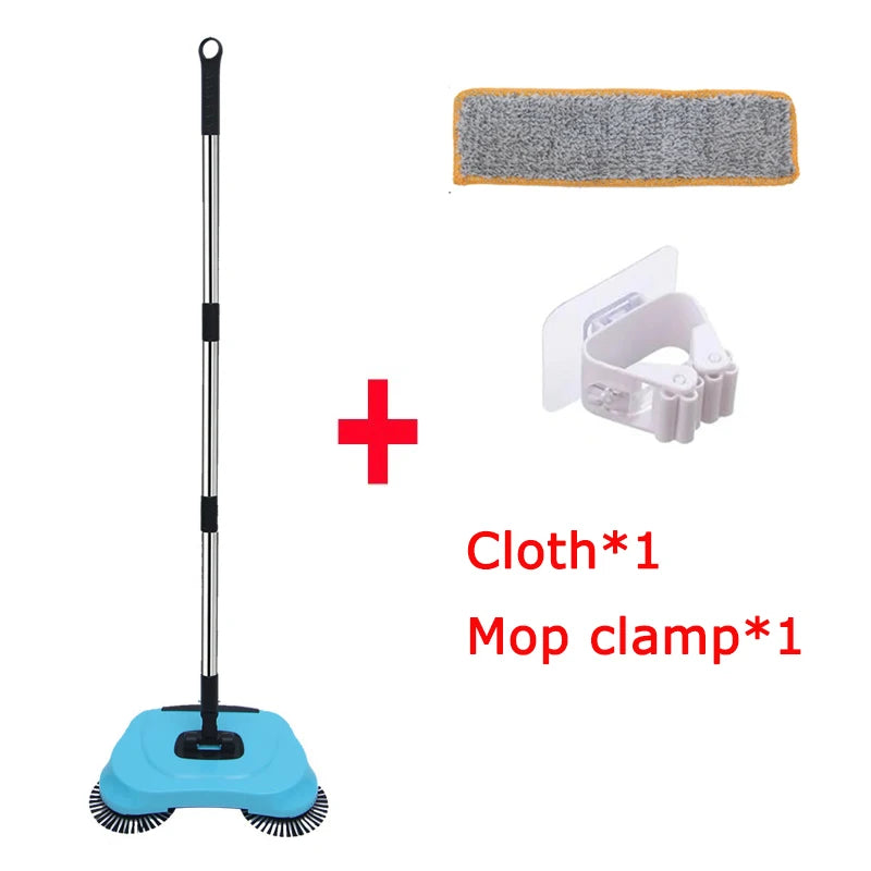 Lazy Sweeper Multifunctional Household Hand Push Vacuum Cleaner Without Dead Corners Broom Dustpan Combination Mop Household