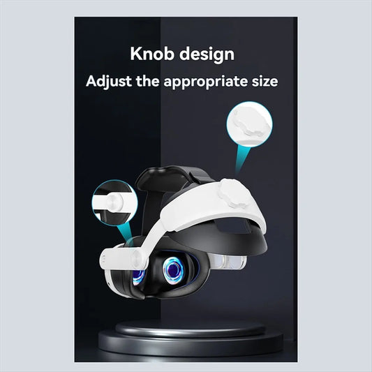 For Quest 3 Accessories Adjustable Head Strap Replacement for Enhanced Comfort Support & Gaming Immersion A