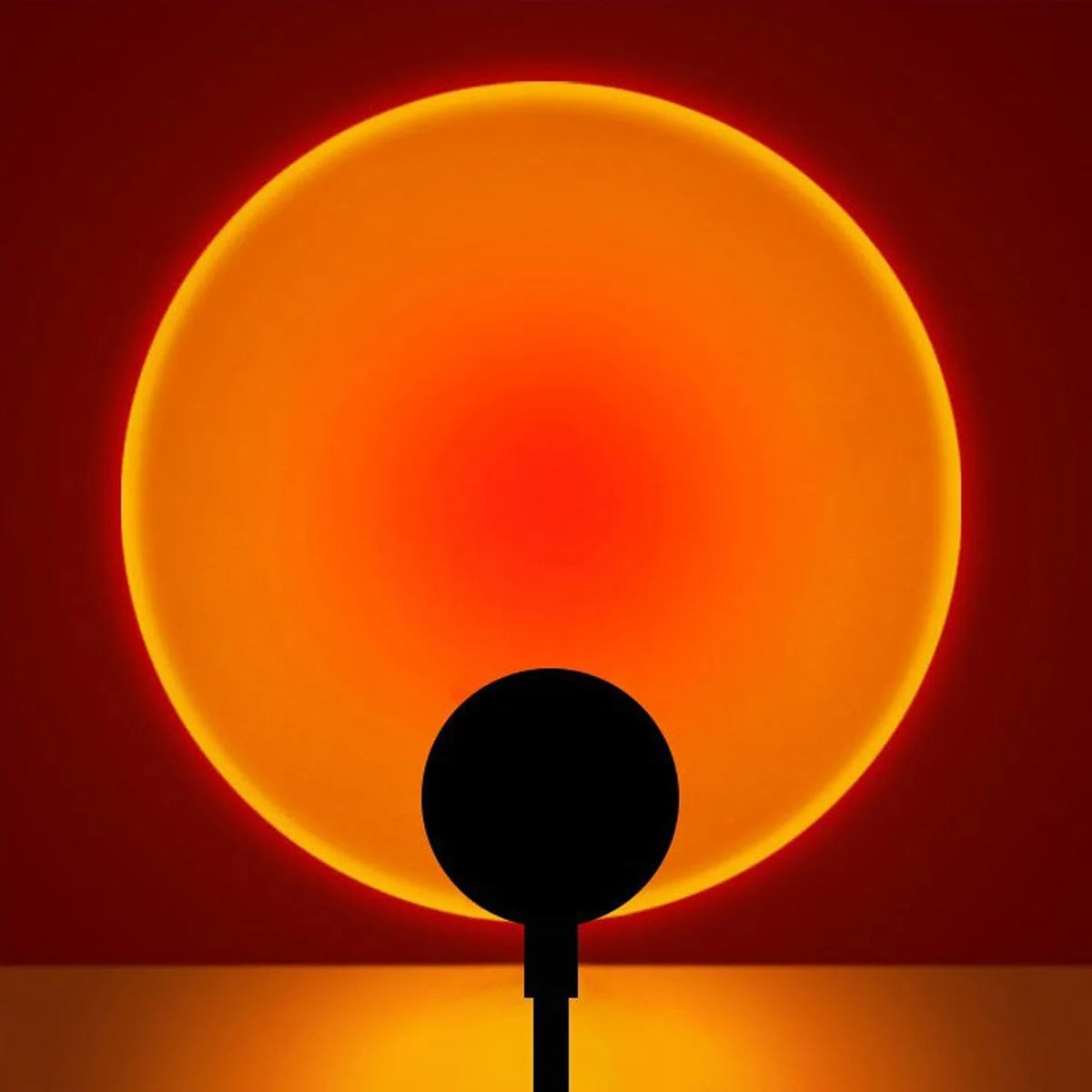LED Rainbow Sunset Projection Lamp Atmosphere Night Light Photography Fill Light Artifact Creative Room Decoration Gift