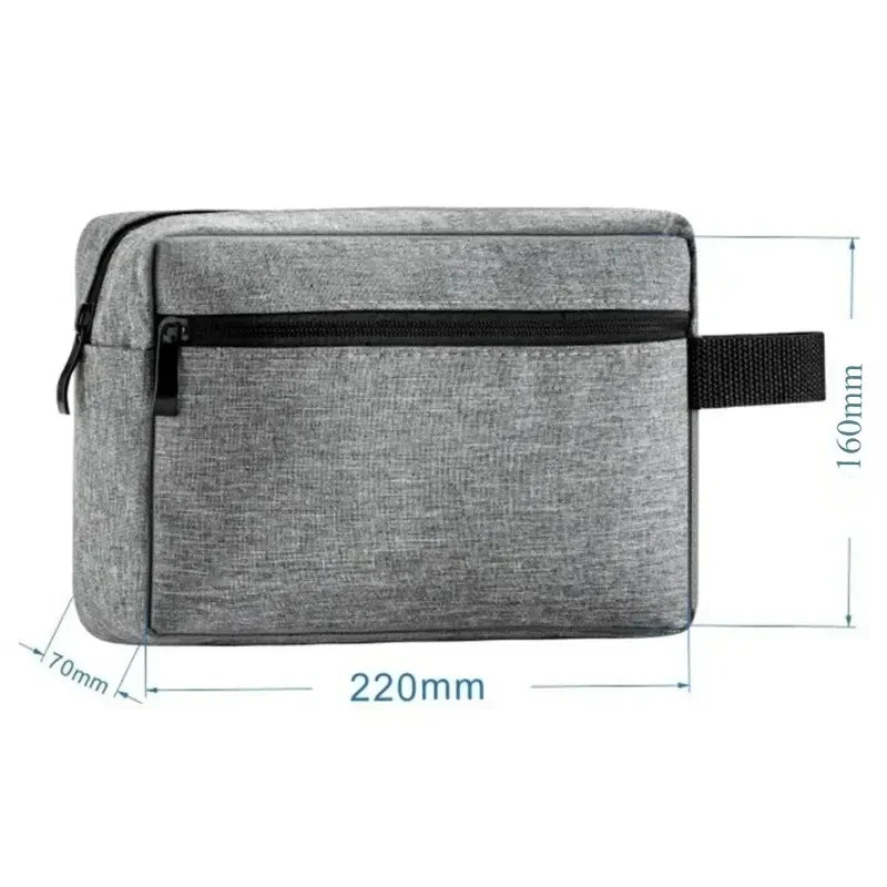 Makeup Bag, Hand-held Bag, Oxford Cloth, Camera Bag, Digital Bag, Travel Bag, Storage Bag for Men's Toiletries