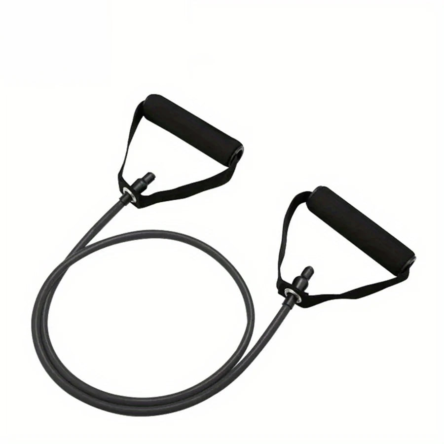 Premium Fitness Resistance Band Set With Handles, Ideal for Home Workouts and Strength Training—Yoga Fitness Equipment.
